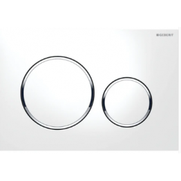 PLACCA BAMPI SIGMA 20 BIANCO/CROMATO/BIANCO