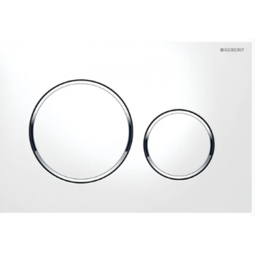 PLACCA BAMPI SIGMA 20 BIANCO/CROMATO/BIANCO