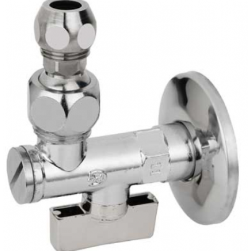 RUBINETTO BUGATTI SOTTOLAVABO A SFERA SERIE 875 MISURA 1/2"