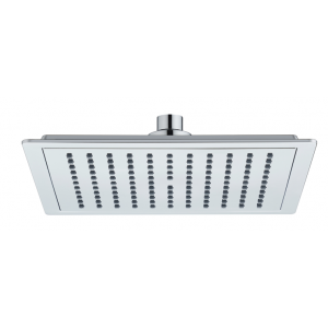 SOFFIONE DAMAST FLORA Q QUADRO ABS CROMATO 225X225X3 mm