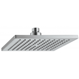 SOFFIONE DAMAST PETALO QUADRO ABS CROMATO 200X200X10 mm
