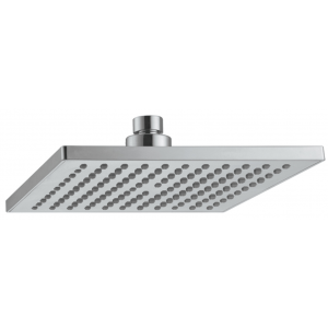 SOFFIONE DAMAST PETALO QUADRO ABS CROMATO 200X200X10 mm