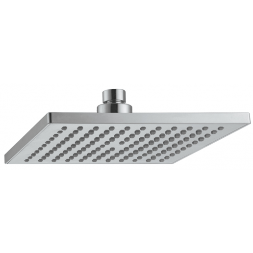 SOFFIONE DAMAST PETALO QUADRO ABS CROMATO 200X200X10 mm
