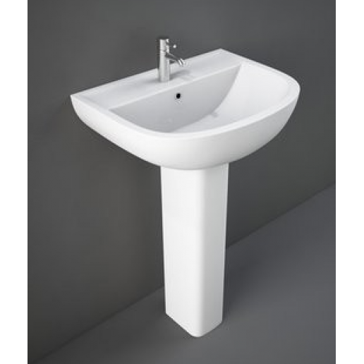 LAVABO A PAVIMENTO RAK COMPACT 50X38 CM