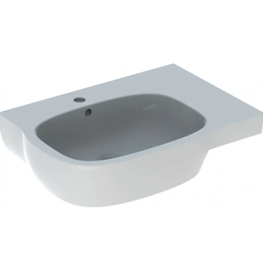 LAVABO GEBERIT CON RIPIANO D'APPOGGIO A DESTRA 65X18X46 CM